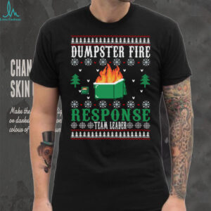 Dumpster Fire Response Team Leader Christmas Ugly Sweater Sweatshirt