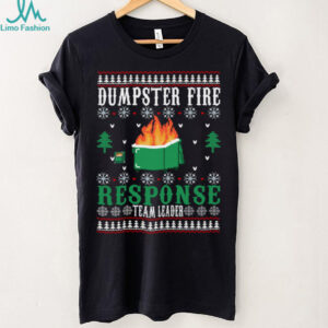 Dumpster Fire Response Team Leader Christmas Ugly Sweater Sweatshirt