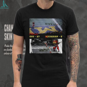 Erase The M Ohio State Rivalry 27 9 Buckeyes beat Michigan shirt