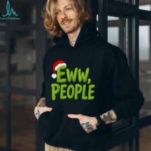 Eww People Santa Hat Green Funny Christmas T Shirt