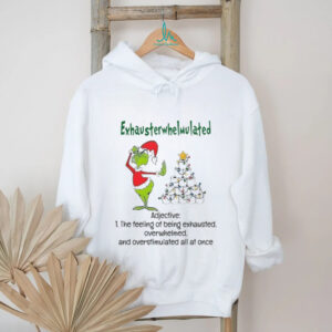 Exhausterwhelmulated Adjective 1 The Feeling Of Being Exhausted And Overstimulated All At Once Overwhelmed T Shirt