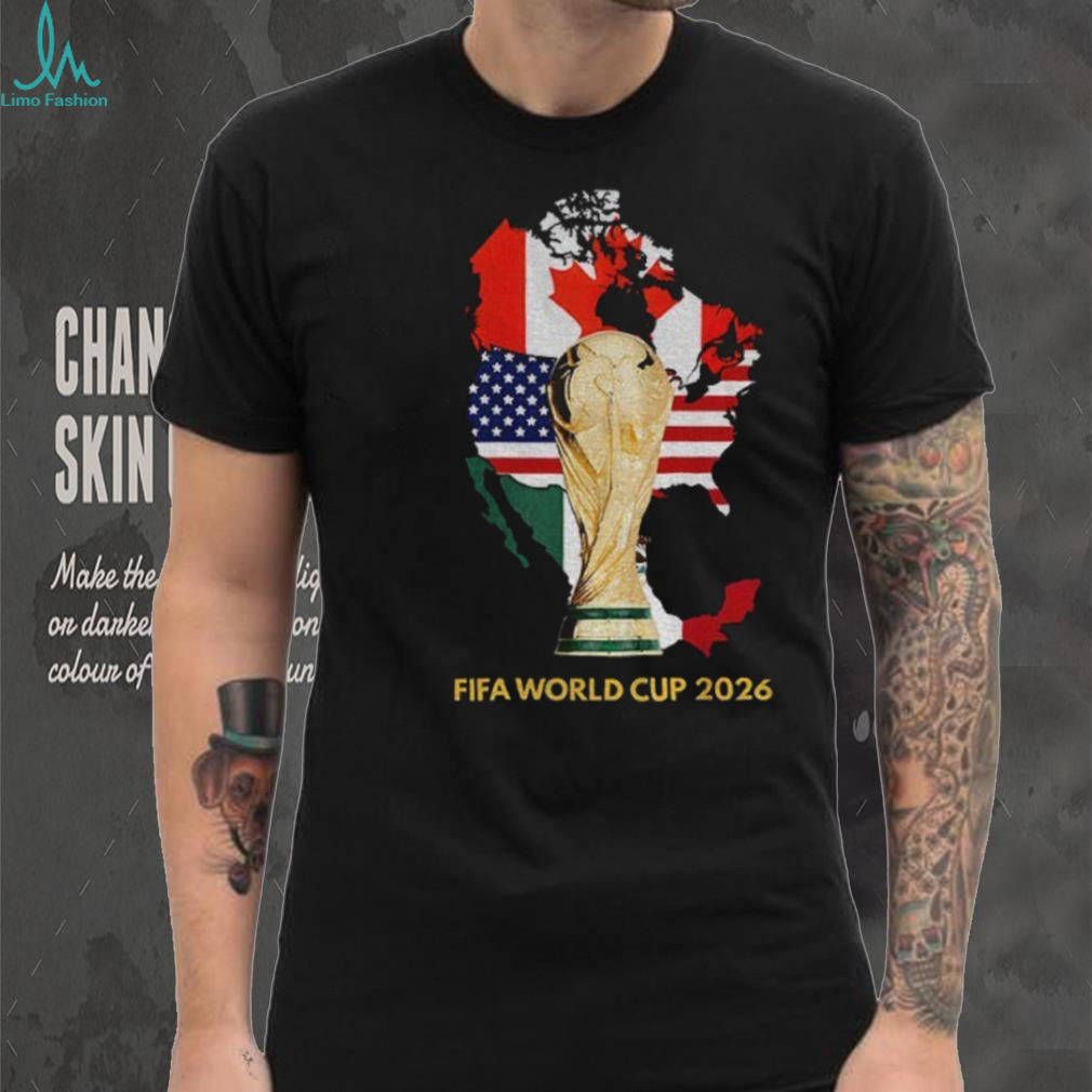 FIFA World Cup 2026 Gold Trohpy USA Canada Mexico shirt FIFA World Cup 2026 Gold Trohpy USA Canada Mexico shirt