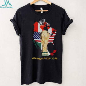 FIFA World Cup 2026 Gold Trohpy USA Canada Mexico shirt