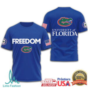 Florida Gators Official NCAA Freedom 3D Shirt Florida Gators Official NCAA Freedom 3D Shirt