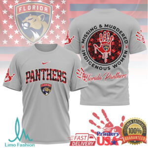 Florida Panthers Official NHL MMIW Awareness 3D Shirt