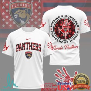Florida Panthers Official NHL MMIW Awareness 3D Shirt