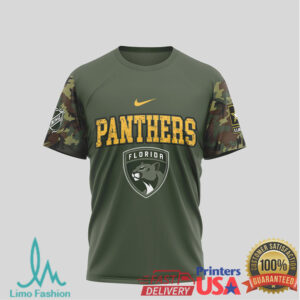 Florida Panthers Official NHL U.S.Army 3D Shirt