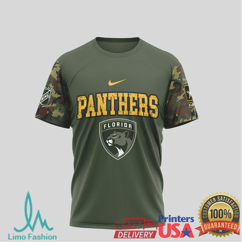 Florida Panthers Official NHL U.S.Army 3D Shirt Florida Panthers Official NHL U.S.Army 3D Shirt