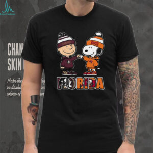 Florida State Seminoles & Tampa Bay Buccaneers Snoopy Charlie Brown T Shirt