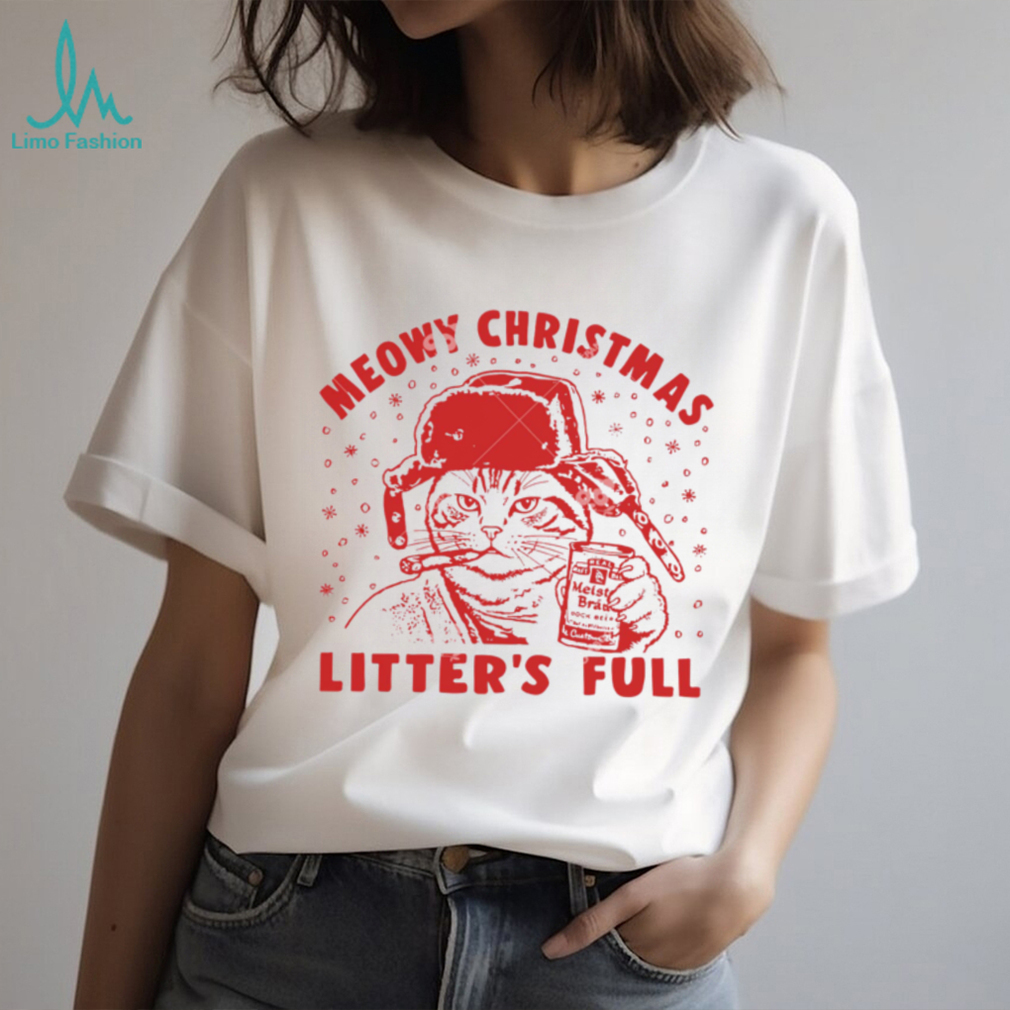 Funny Cat Litters Full Shirt, Cat Cousin Eddie Christmas Funny Cat Litters Full Shirt, Cat Cousin Eddie Christmas