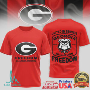 Georgia Bulldogs Freedom United in Service T Shirt Collection Georgia Bulldogs Freedom United in Service T Shirt Collection