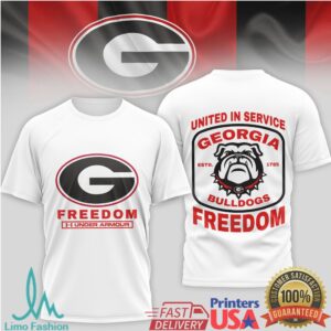 Georgia Bulldogs Freedom United in Service T Shirt Collection