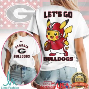 Georgia Bulldogs Official NCAA Pokemon Fan 3D Shirt