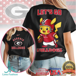 Georgia Bulldogs Official NCAA Pokemon Fan 3D Shirt