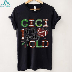 Gigi of The 1 Year Old Football 1st Birthday Boy Matching T Shirt