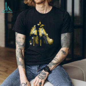 Glitter Wolverines High Heels and Butterfly T Shirt