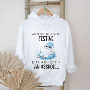 Gnome when you are feeling festive but are still an asshole shirt