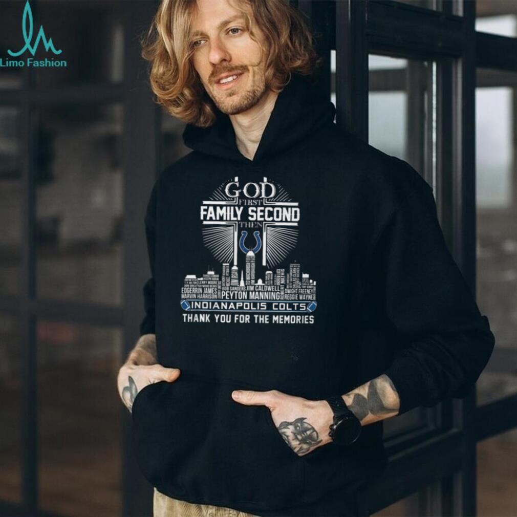 God First Family Second Then Indianapolis Colts Football Cross Shirt God First Family Second Then Indianapolis Colts Football Cross Shirt