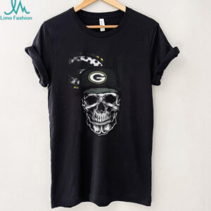 Green Bay Packers Dead Head Skull T Shirt