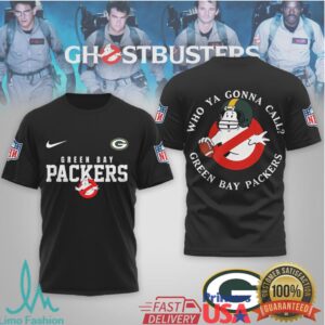 Green Bay Packers Official NFL Ghostbusters 3D Shirt Green Bay Packers Official NFL Ghostbusters 3D Shirt