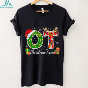 Groovy OT Christmas Crew Funny Nursing Christmas Squad Xmas Shirt