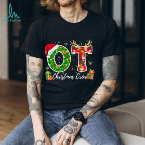 Groovy OT Christmas Crew Funny Nursing Christmas Squad Xmas Shirt
