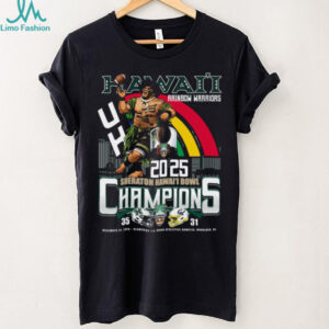 Hawaii Rainbow Warriors Sheraton Hawaii Bowl Champions t shirt Hawaii Rainbow Warriors Sheraton Hawaii Bowl Champions t shirt