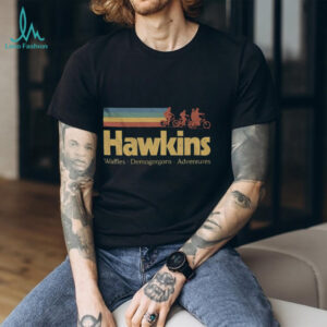 Hawkins Retro Stripe Waffles Demogorgons Adventures shirt Hawkins Retro Stripe Waffles Demogorgons Adventures shirt