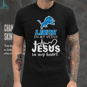 Heartbeat Lions Jesus Fan Shirt