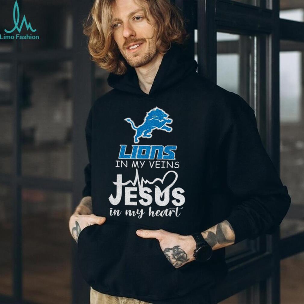 Heartbeat Lions Jesus Fan Shirt Heartbeat Lions Jesus Fan Shirt