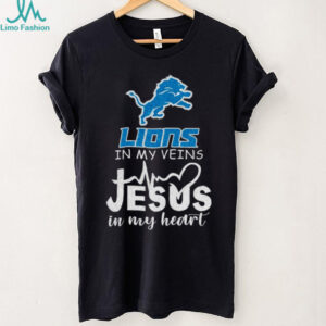 Heartbeat Lions Jesus Fan Shirt