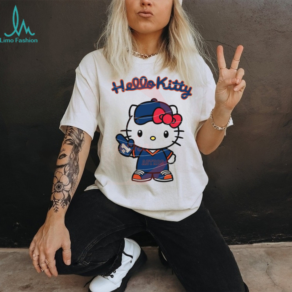 Hello Kitty X Houston Astros, Hello Kitty Baseball, Hello Kitty MLB Logo T shirt Hello Kitty X Houston Astros, Hello Kitty Baseball, Hello Kitty MLB Logo T shirt