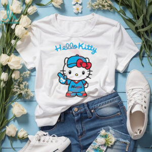 Hello Kitty X Miami Marlins, Hello Kitty Baseball, Hello Kitty MLB Logo T shirt