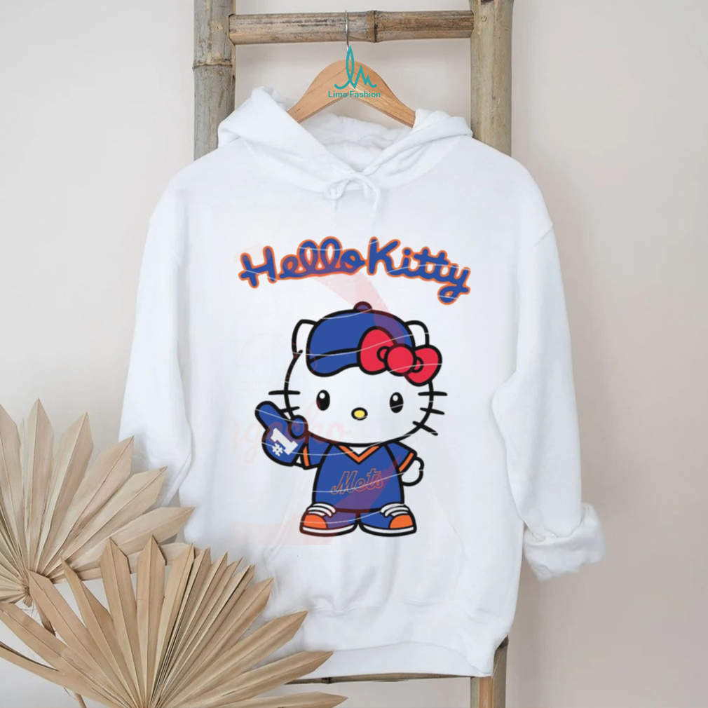 Hello Kitty X New York Mets, Hello Kitty Baseball, Hello Kitty MLB Logo T shirt Hello Kitty X New York Mets, Hello Kitty Baseball, Hello Kitty MLB Logo T shirt