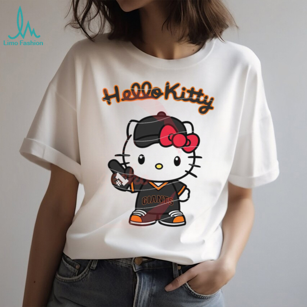 Hello Kitty X San Francisco Giants, Hello Kitty Baseball, Hello Kitty MLB Logo T shirt
