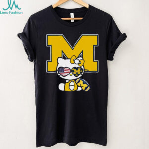Hello Wolverines University of Michigan Fan T Shirt