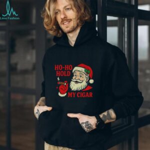 Ho Ho Hold My Cigar Vintage Santa Christmas Cigar shirt