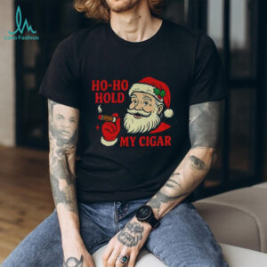 Ho Ho Hold My Cigar Vintage Santa Christmas Cigar shirt