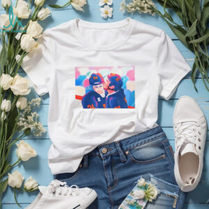 Hollanov Ilya Rozanov kissing Shane Hollander Hockey art shirt