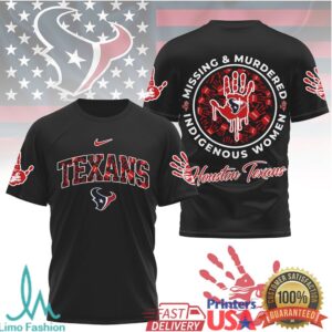 Houston Texans Official NFL MMIW Awareness Shirt