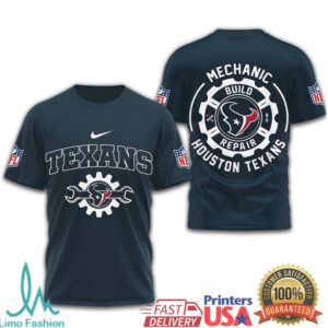 Houston Texans Official NFL Mechanic 3D Shirt