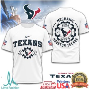 Houston Texans Official NFL Mechanic 3D Shirt