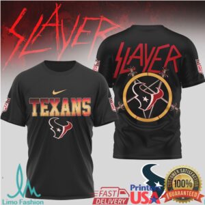 Houston Texans Official NFL Slayer 3D Shirt