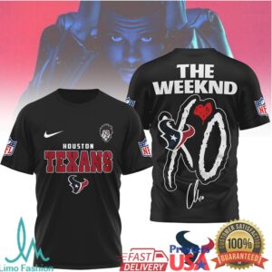 Houston Texans Official NFL The Weeknd 3D Shirt Houston Texans Official NFL The Weeknd 3D Shirt