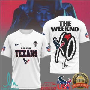 Houston Texans Official NFL The Weeknd 3D Shirt