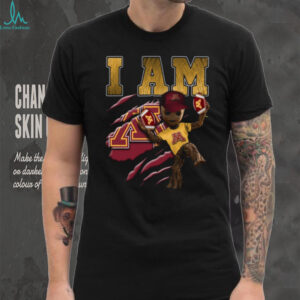 I Am Gopher Baby Groot Minnesota Football T Shirt