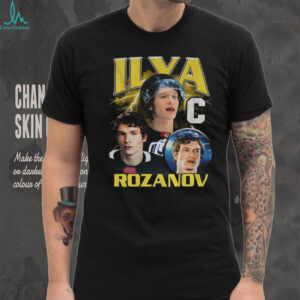 Ilya Rozanov Hockey retro graphic shirt