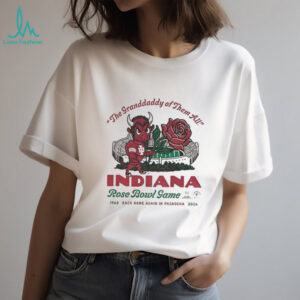 Indiana Hoosiers 2026 Rose Bowl Vintage Bisonthe granddaddy of them all shirt