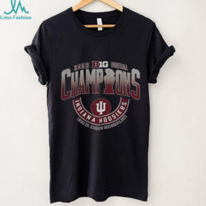 Indiana Hoosiers Indiana Big Ten Champions Lucas Oil Stadium December 6 2025 logo shirt