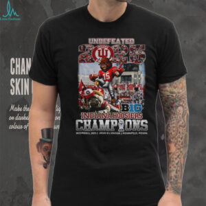 Indiana Hoosiers beat Ohio State Buckeyes Big Champions Undefeated 2025 Lucas Oil Stadium shirt
